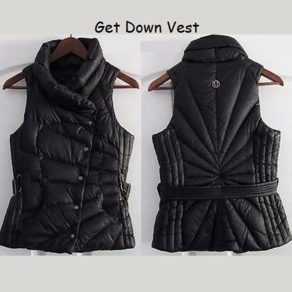 lululemon athletica Black Get Down Vest
